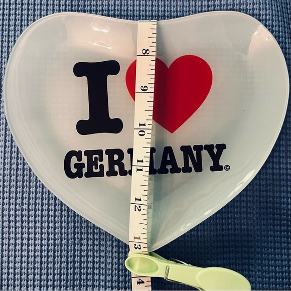 Heart Shaped Glass Dish-I ♥️ Germany - Picture 2 of 6